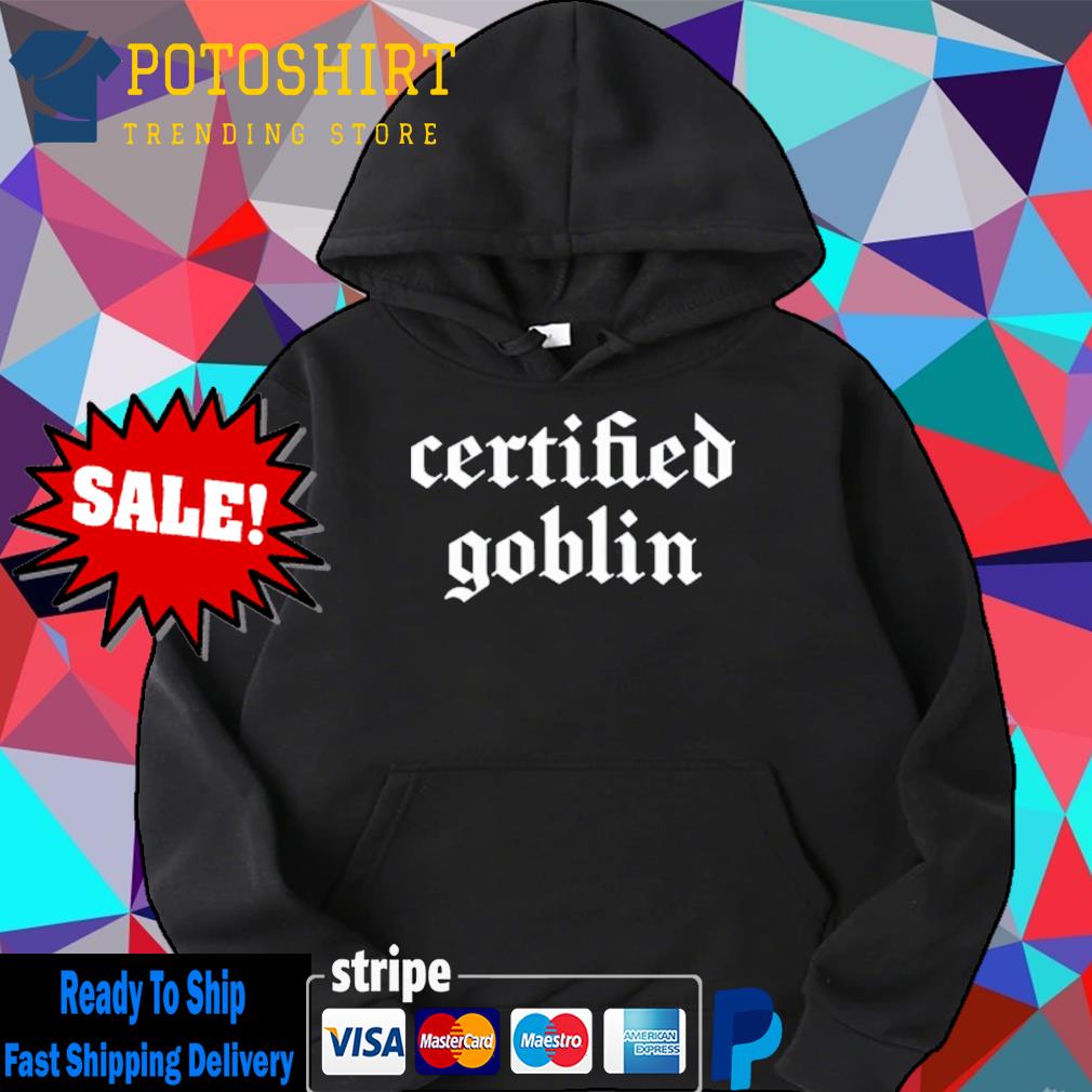 S certified goblin halloween goblincore goth grunge cottage s Hoodie