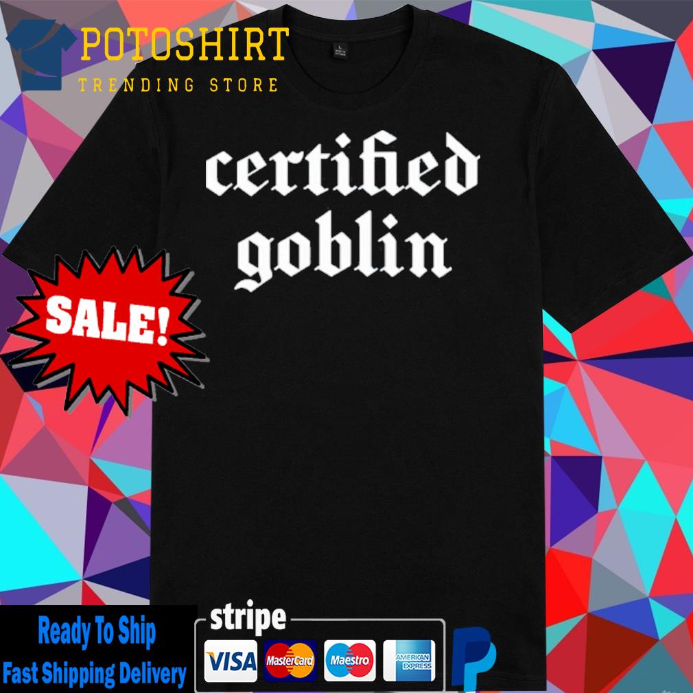 S certified goblin halloween goblincore goth grunge cottage shirt