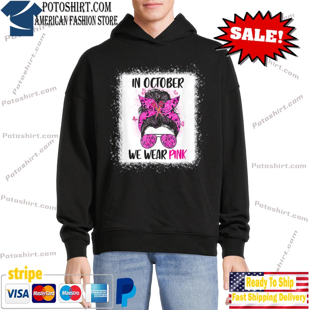 Lunch Lady Breast Cancer Awareness October Fall Au T-Shirt