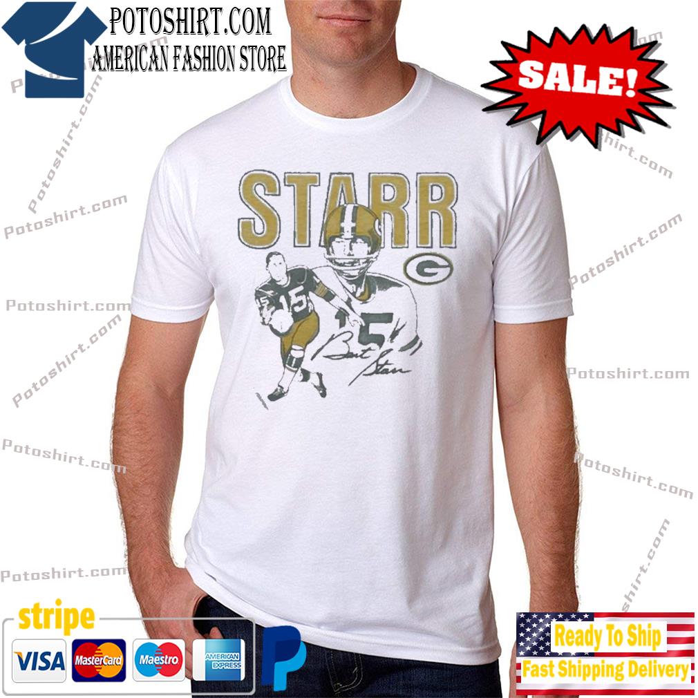 Packers bart starr signature shirt