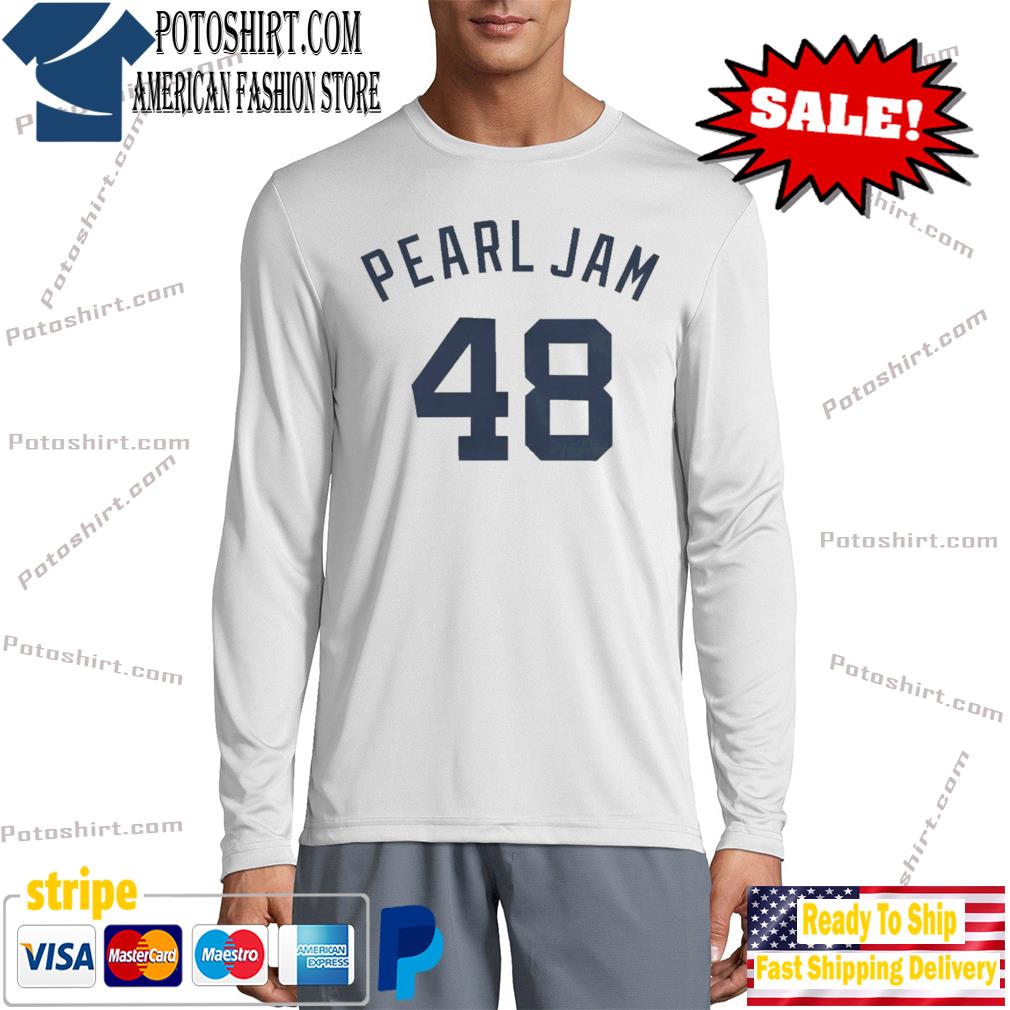 Pearl Jam 48 New York Yankees Shirt