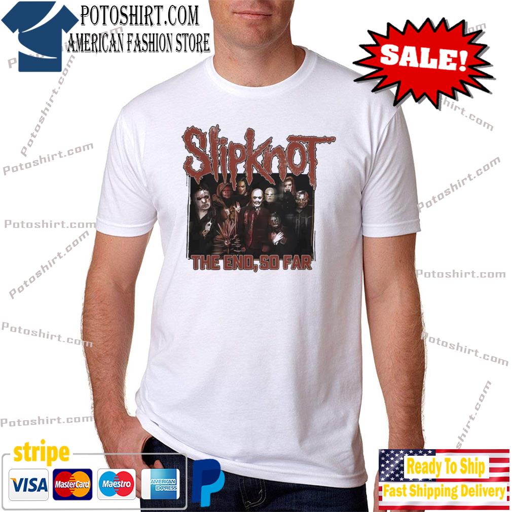 Slipknot store the end so far photo shirt