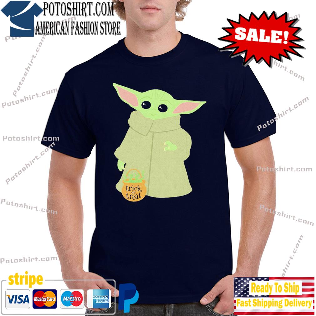 Baby Yoda the child trick or treating shirt