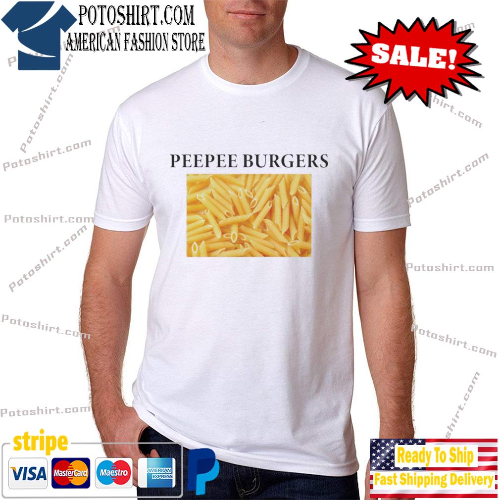 Cottrilllover White Peepee Burgers Shirt