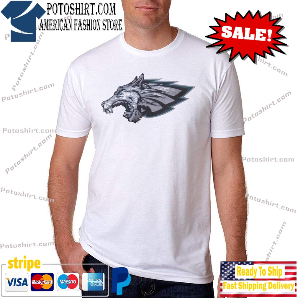 Dog mentality mixed with the eagles logo shirt