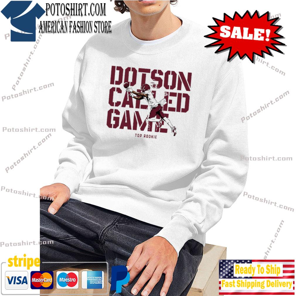 Jahan dotson Washington commanders dotson called game shirt