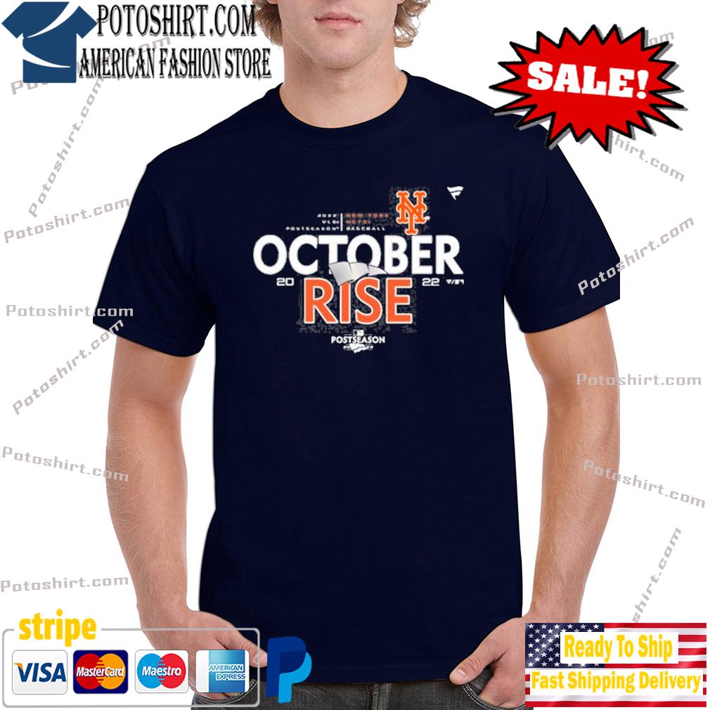 New York Mets October Rise Postseason 2022 logo T-shirt, hoodie