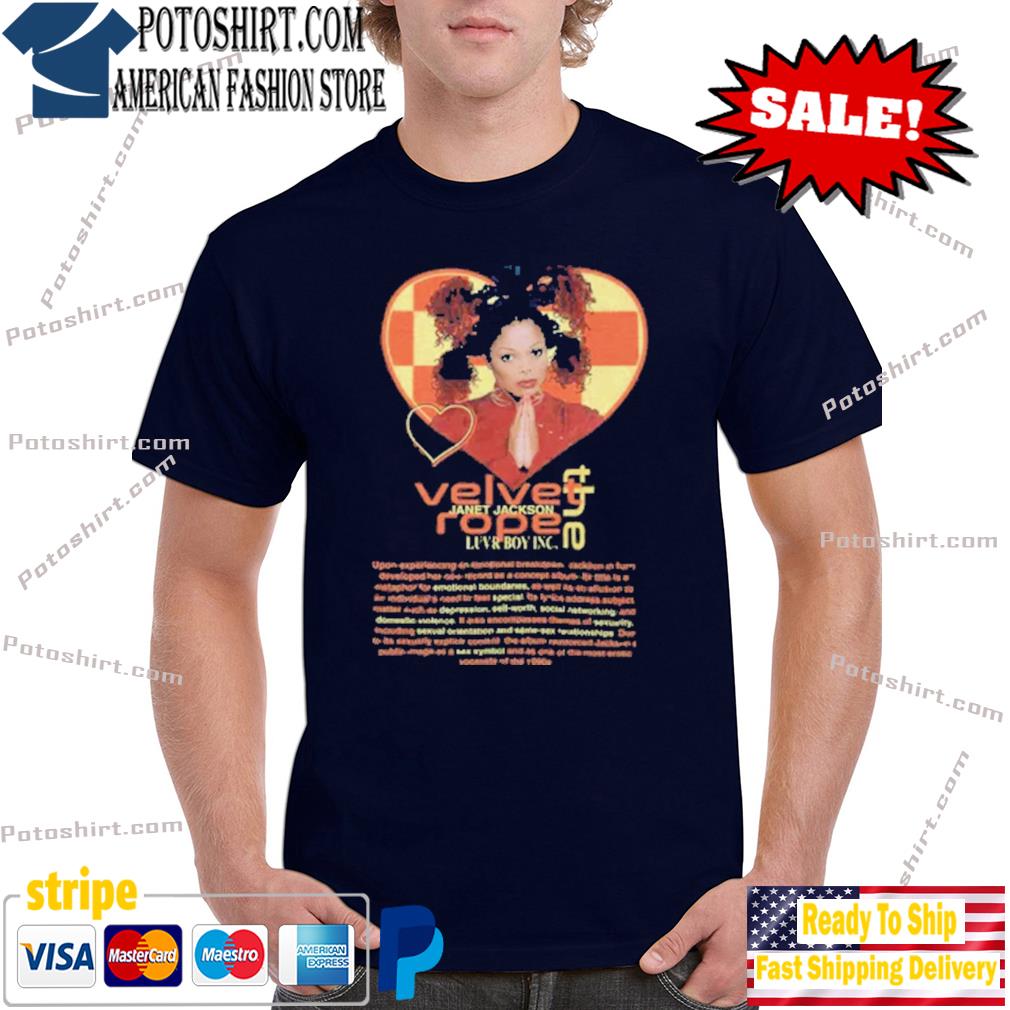 Velvet Rope Janet Jackson Rashon Gvmini Shirt
