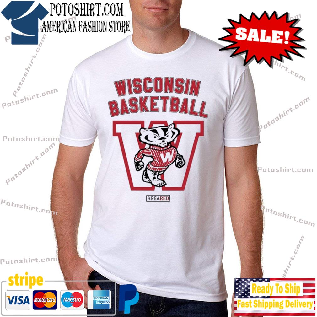 Wisconsin badgers Wisconsin basketball areared block party shirt