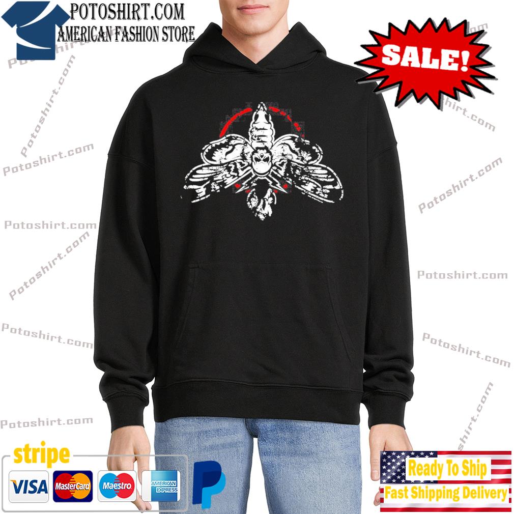 Official Bray wyatt moth pullover T-shirt, hoodie, tank top, sweater and  long sleeve t-shirt