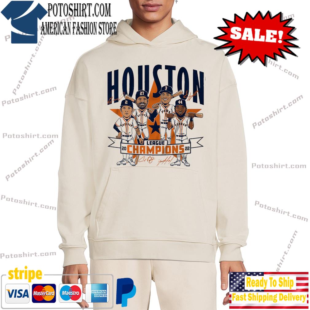 Houston Astros 2022 League Champions Caricature Shirt and Hoodie