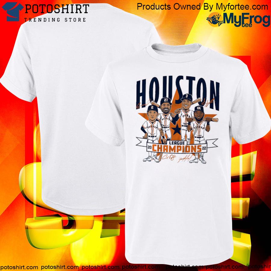 Houston astros team American league champions 2022 signatures shirt,  hoodie, sweater, long sleeve and tank top