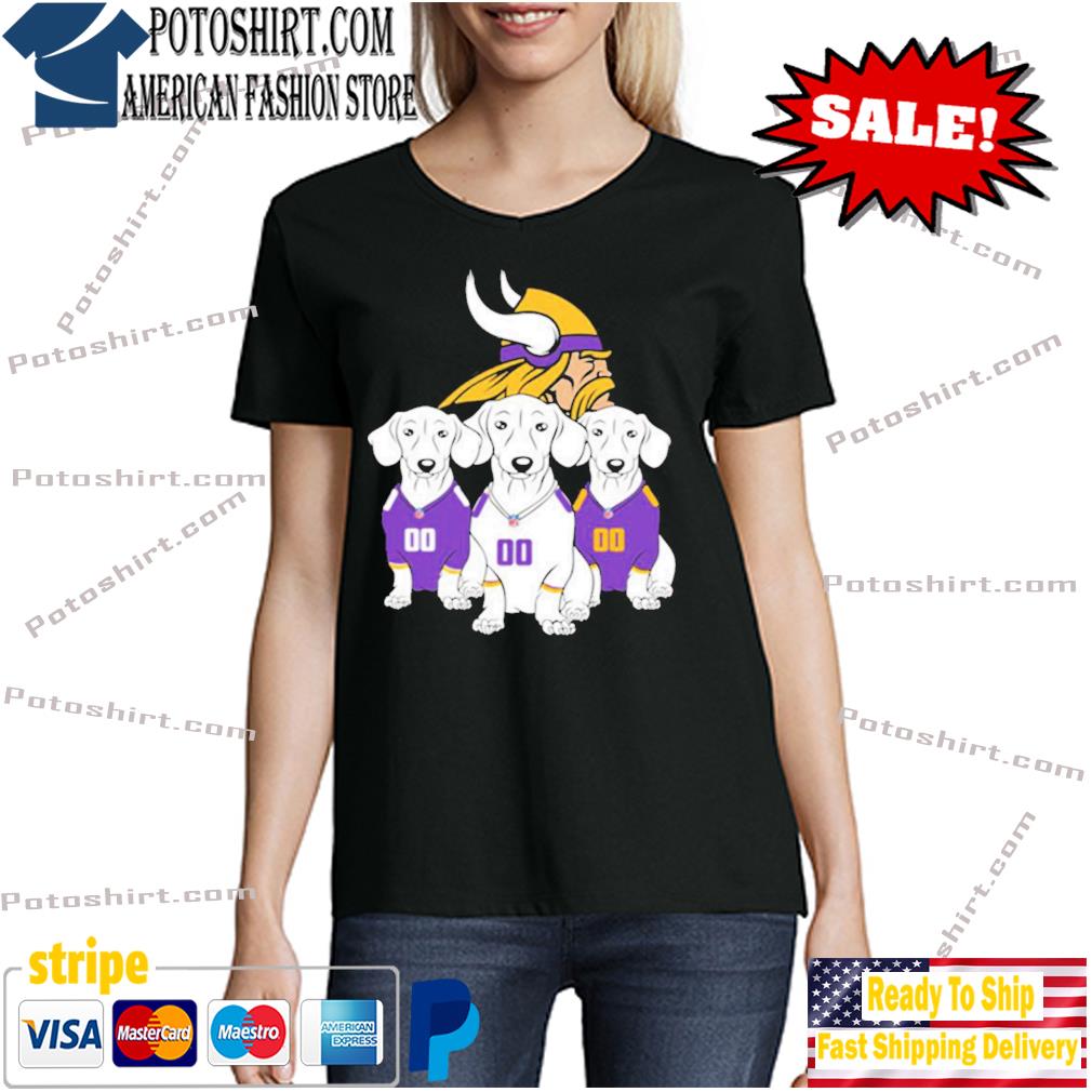 Merry Christmas xmas Dachshund dogs Minnesota vikings Christmas shirt,  hoodie, sweater, long sleeve and tank top