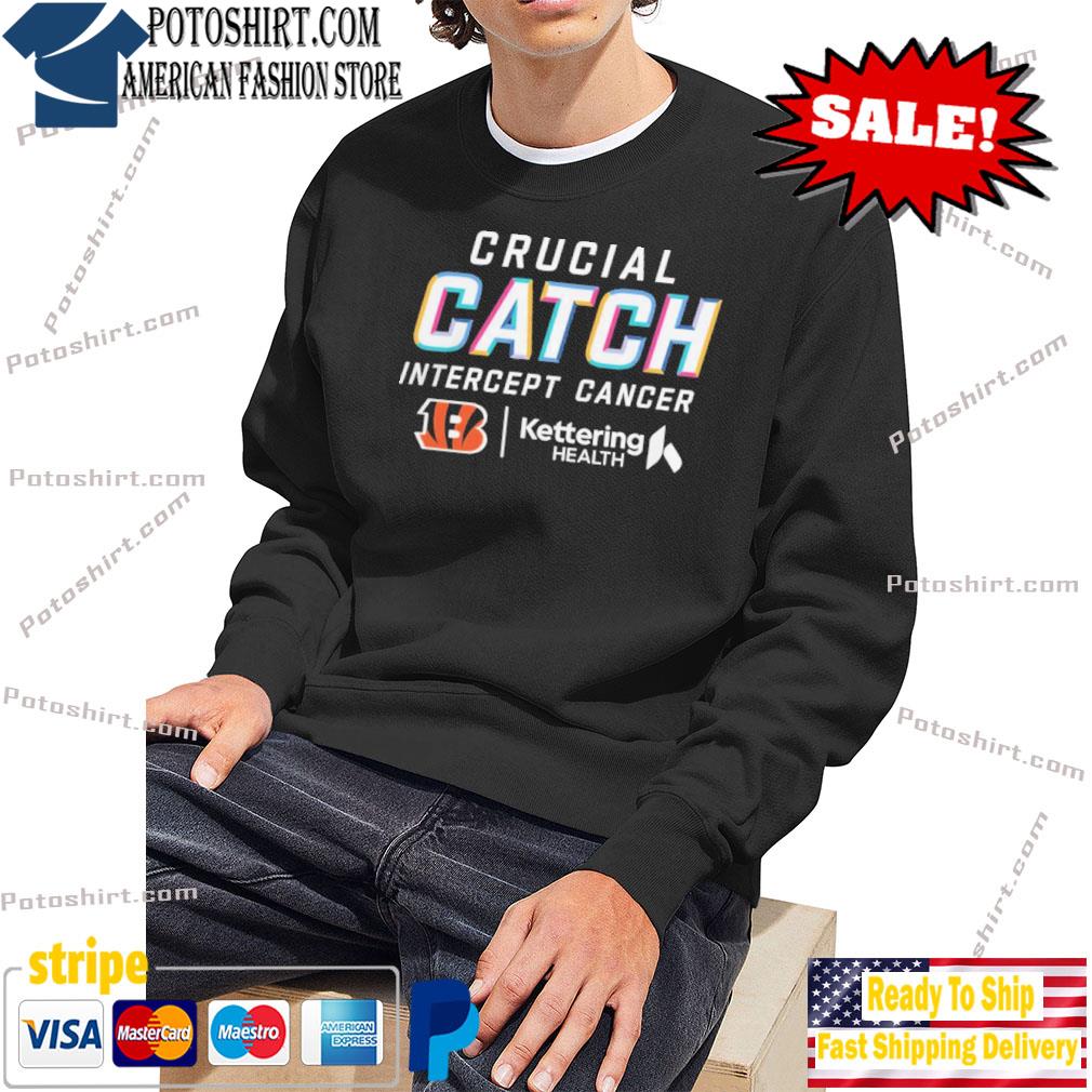 Cincinnati Bengals Crucial Catch Intercept Cancer Shirt, hoodie, sweater,  long sleeve and tank top