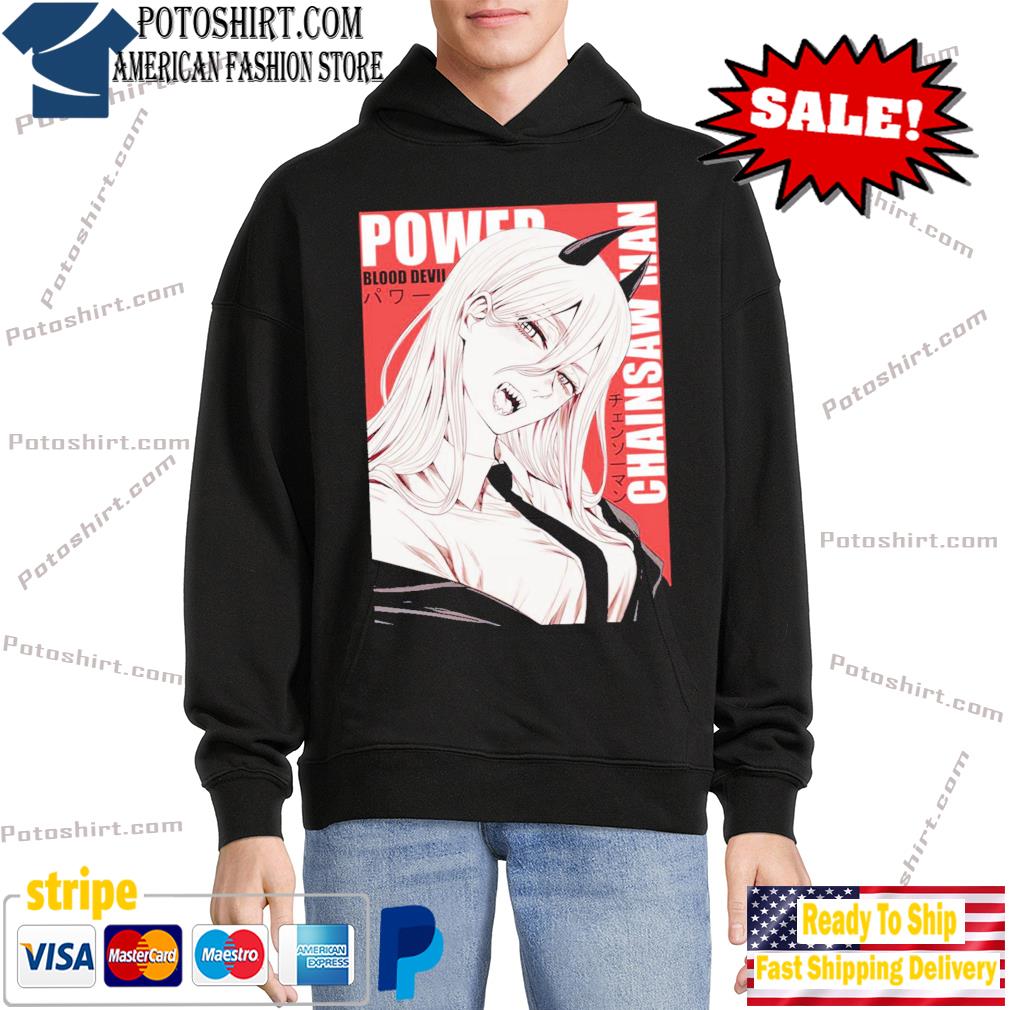 Cheap Women Oversized Chainsaw Man Power T Shirt Women Aesthetic