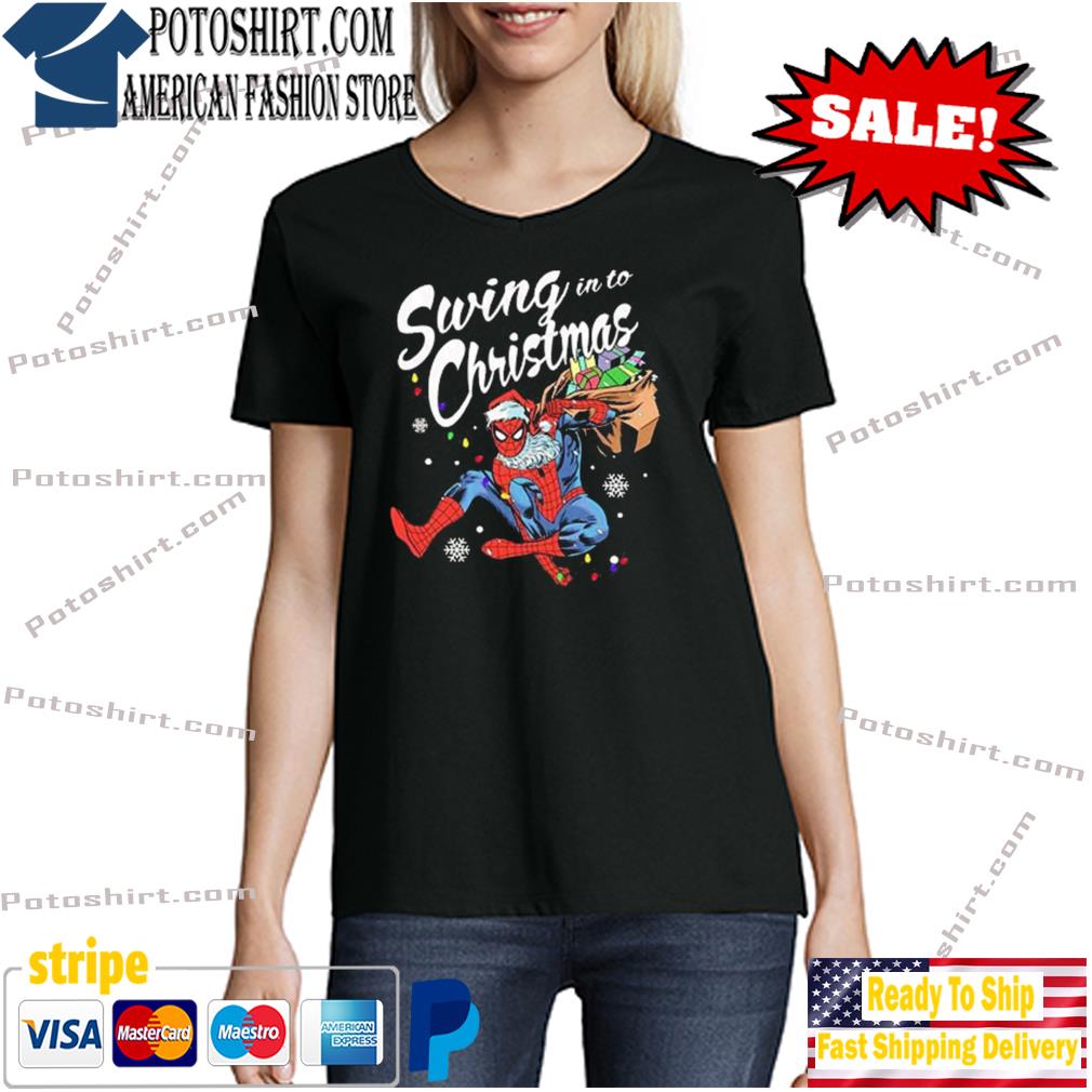 Navy Spider-Man Christmas Pullover