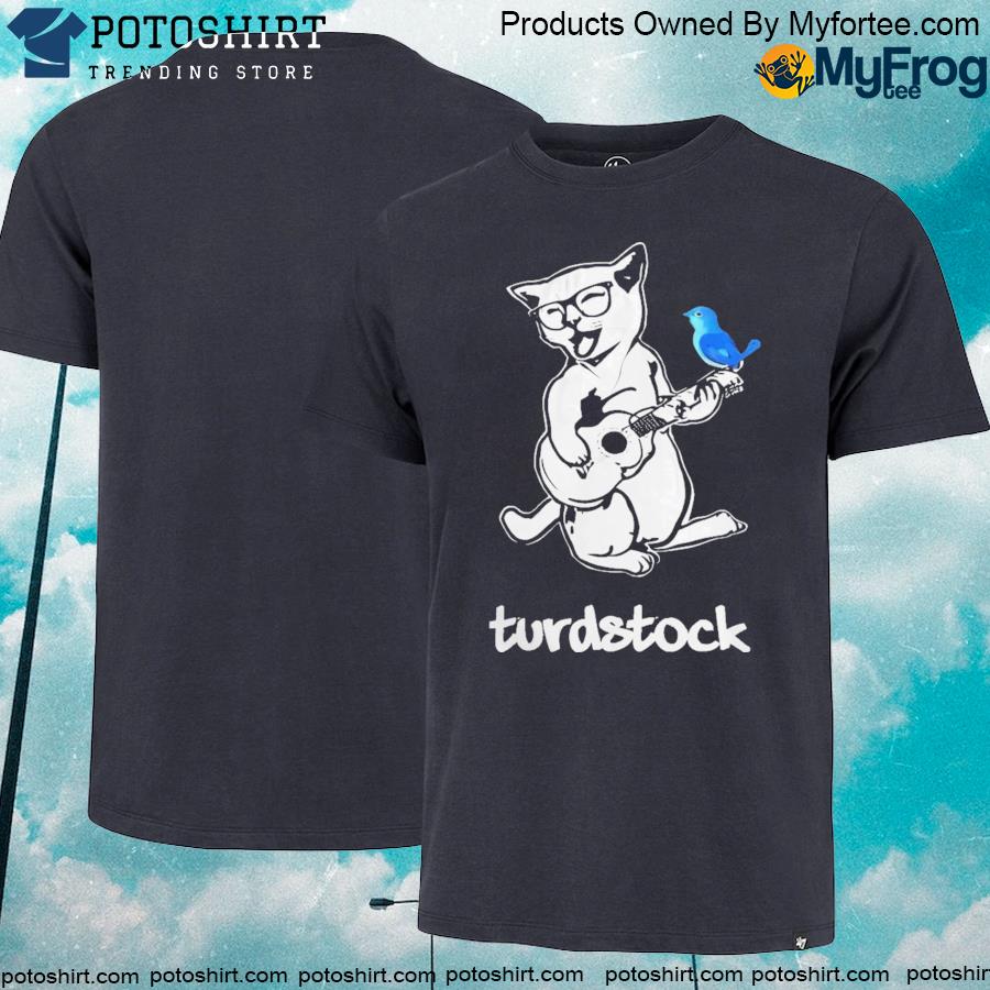 Turdstock catturd blue bird shirt