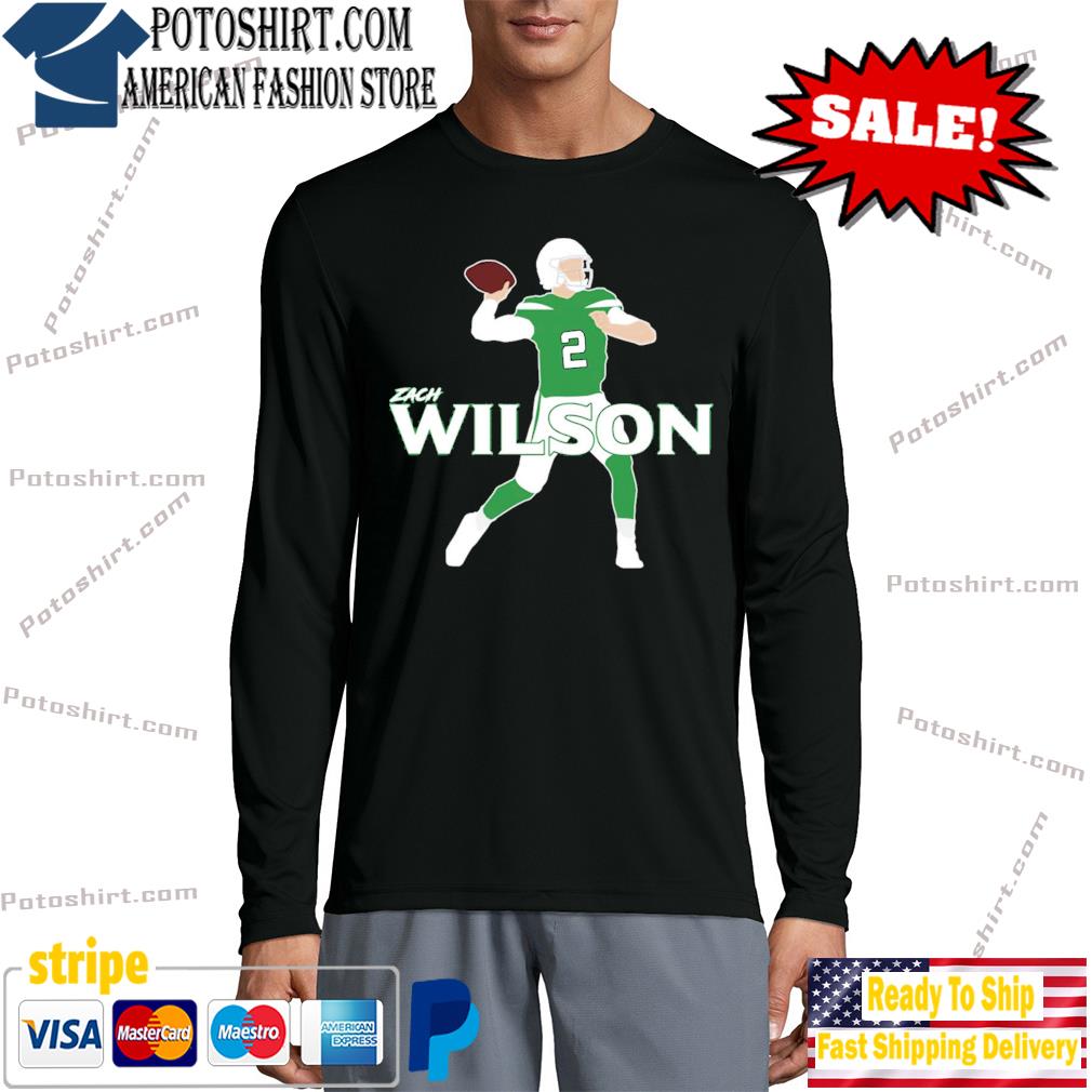 Zach wilson nfl pros player shirt