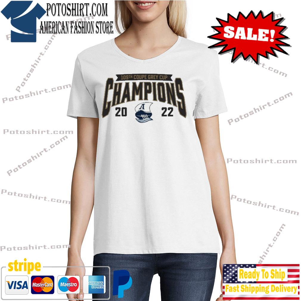Argonauts 109th Coupe Grey Cup Champions s Tshirt woman