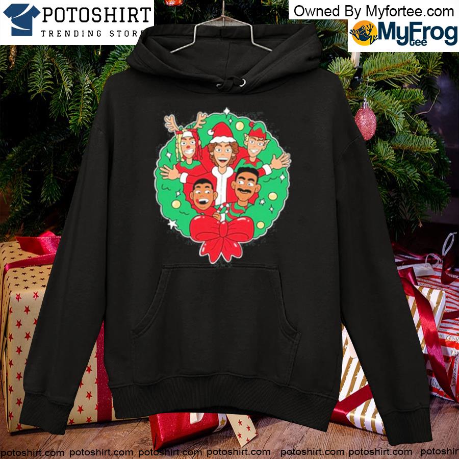 Baylen Levine Wreath Christmas T Shirt hoodie