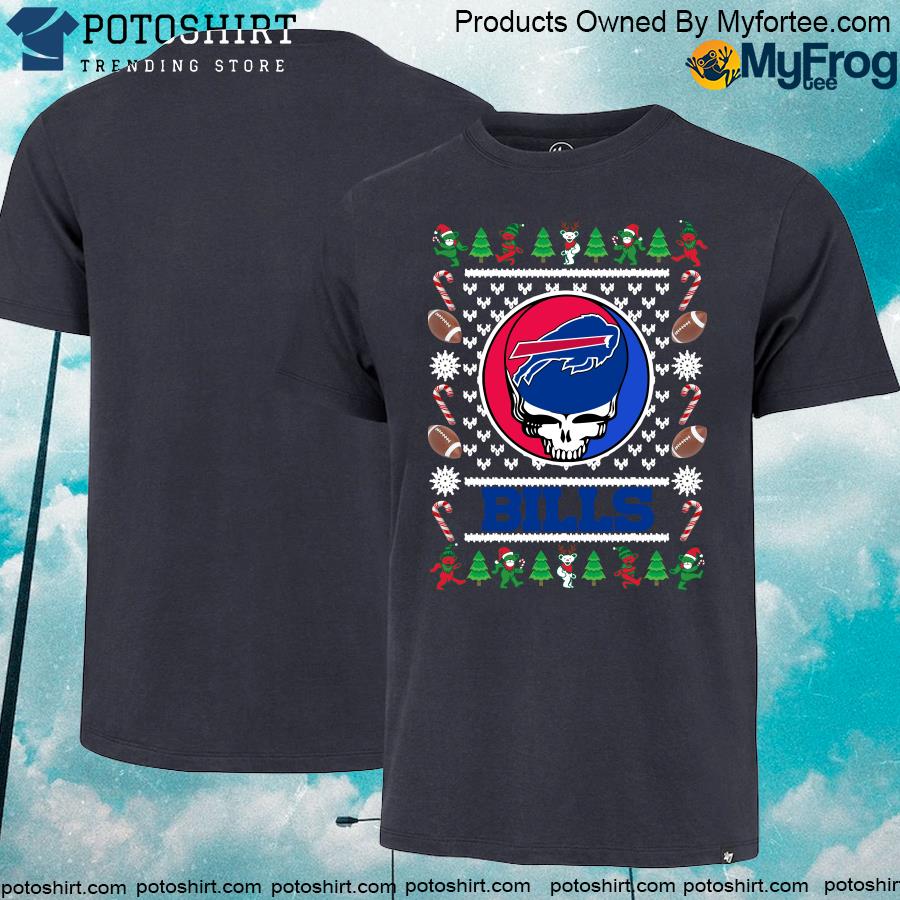 Buffalo Bills grateful dead ugly Christmas sweater