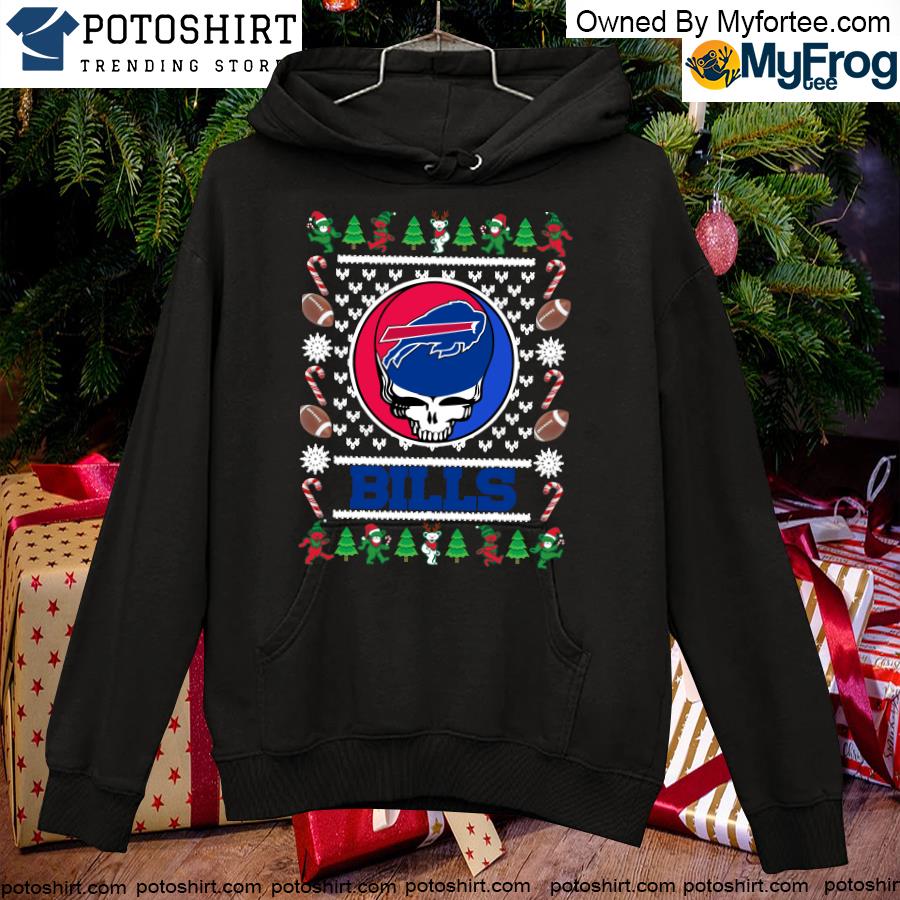 Buffalo Bills grateful dead ugly Christmas sweater, hoodie