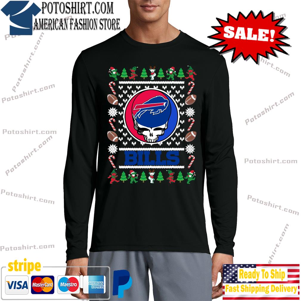 Buffalo Bills Grateful Dead Christmas Ugly shirt, hoodie, sweater, long  sleeve and tank top