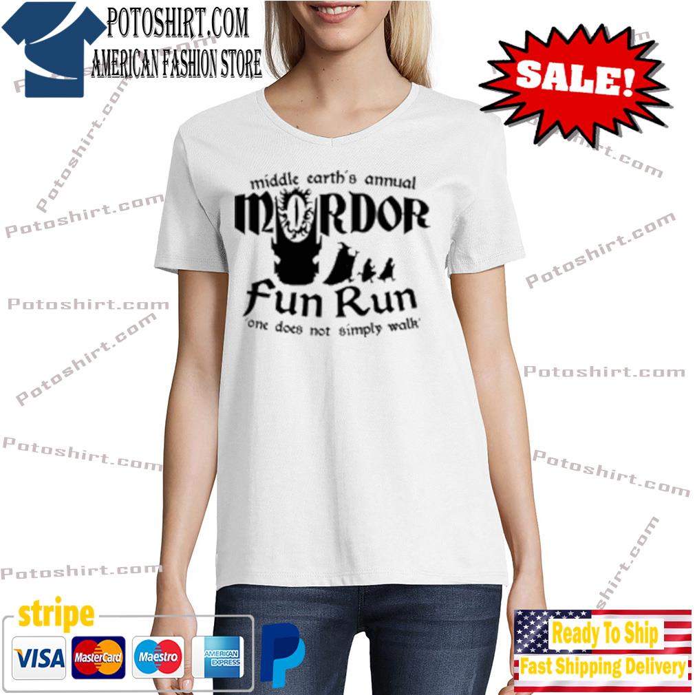 Chargrilled Mordor Fun Run T Shirt Tshirt woman