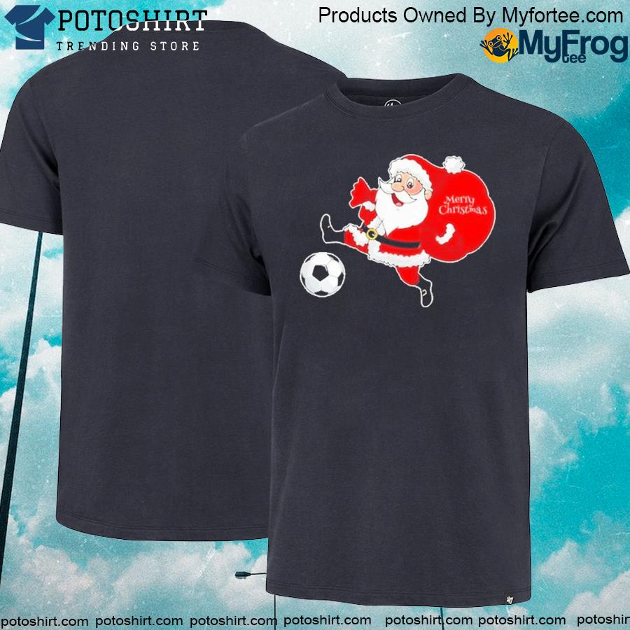 Christmas 25022 Soccer Santa Tee Shirt