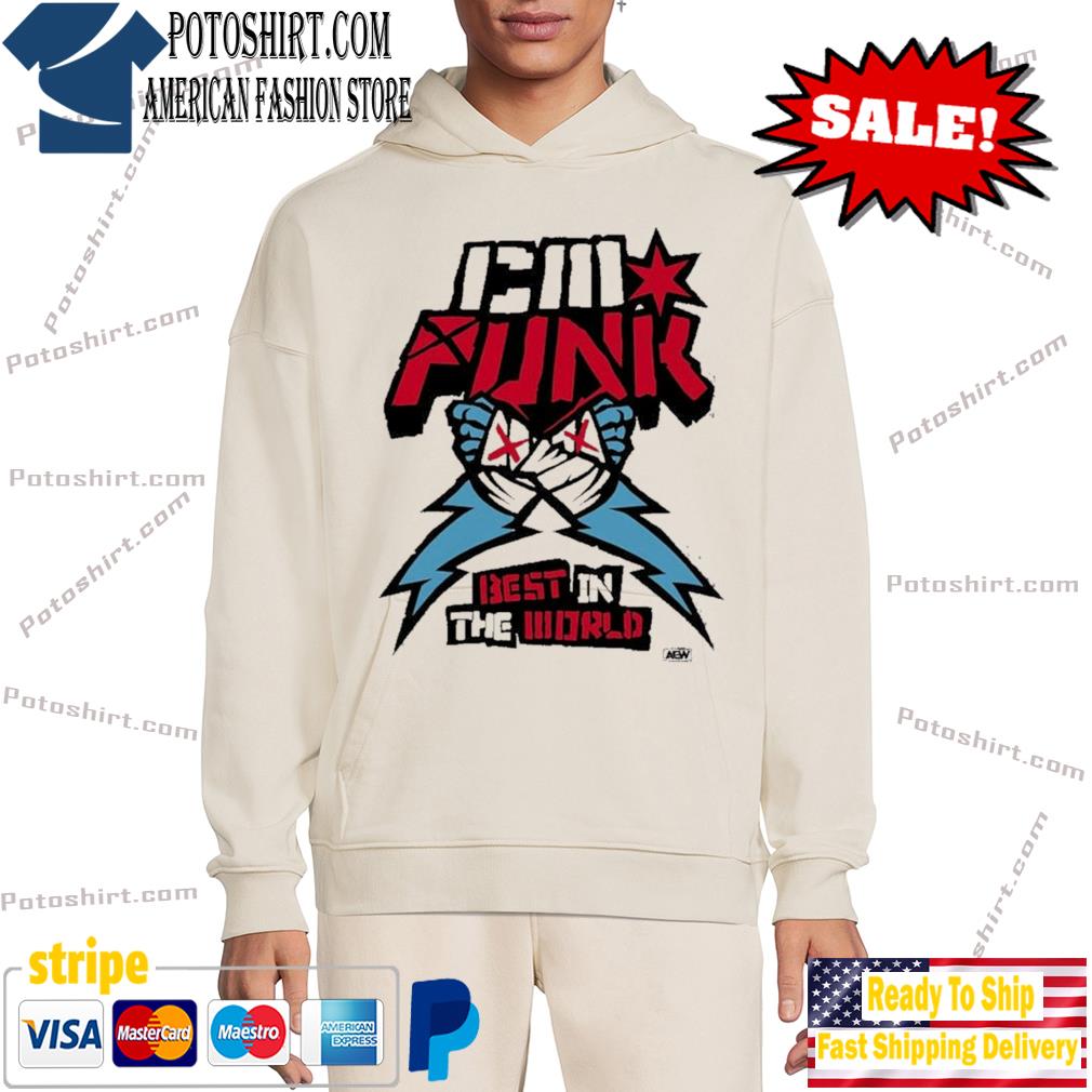 CM Punk Supercharged Ringer Shirt hôdie trang