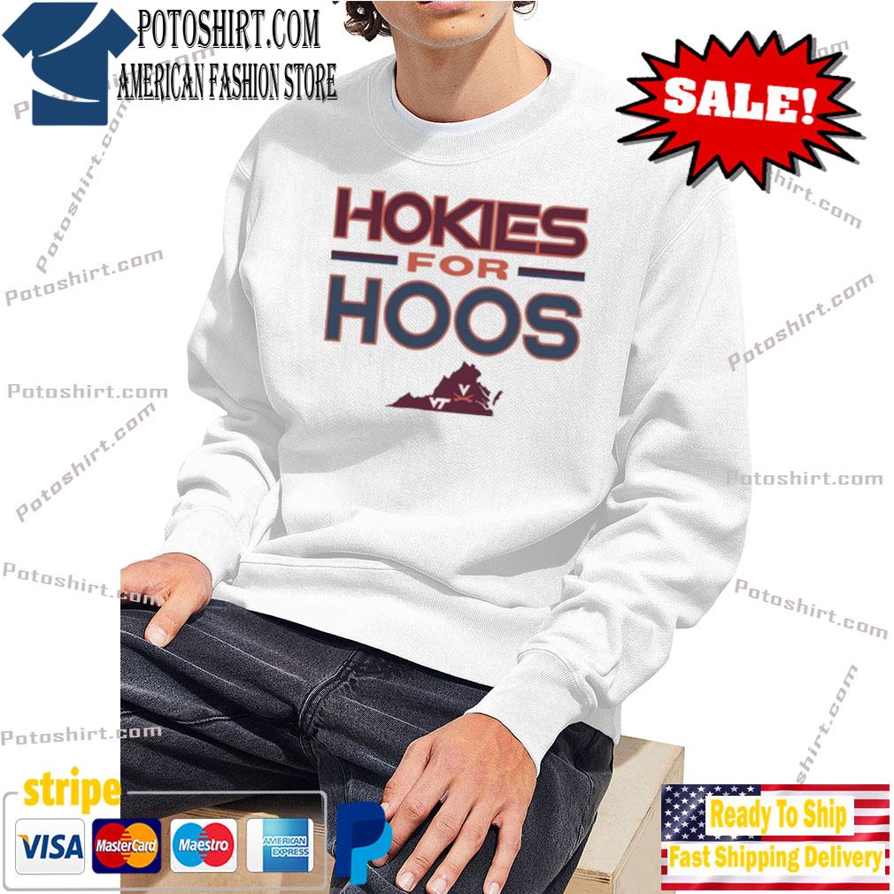 David Cunningham Hokies For Hoos Shirt sweart trang