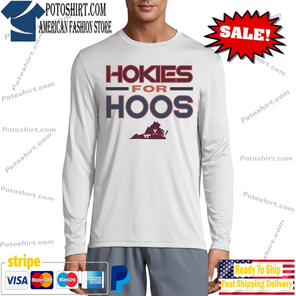 David Cunningham Hokies For Hoos Shirt-Unisex T-Shirt long slevee
