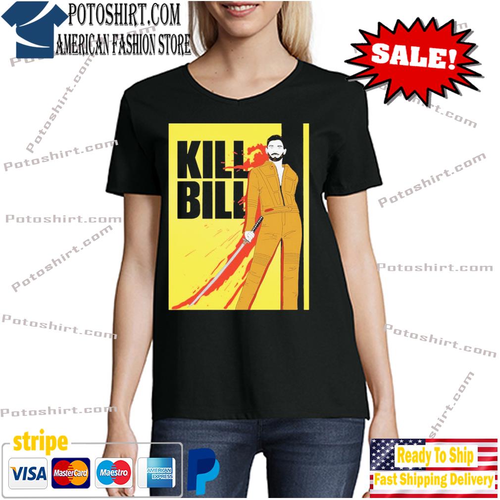 Day 288 WOMEN (Kill Bill) BLACK and RED T-s woman den