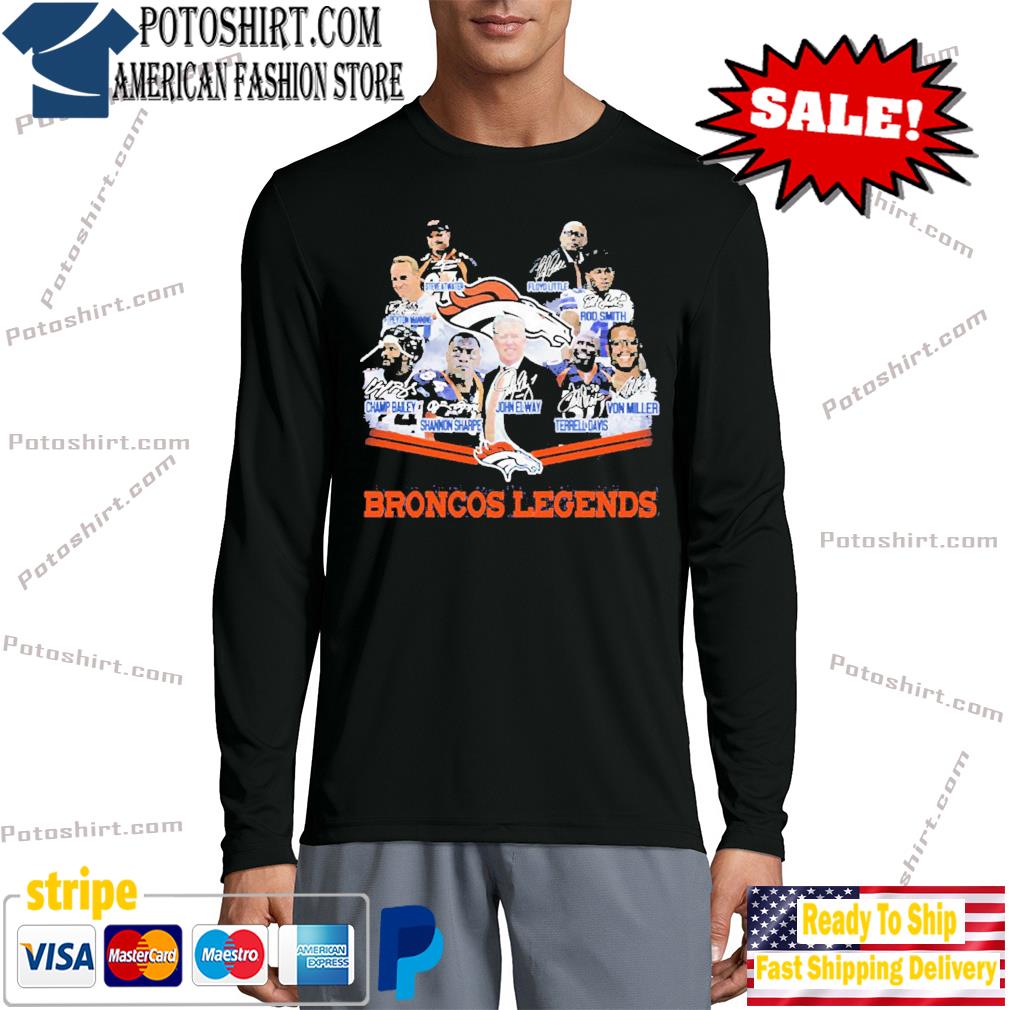 Denver Broncos Legends Signature Shirt longsleeve
