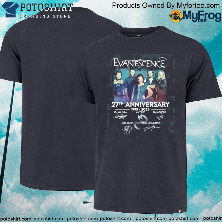 evanescence 27th anniversary 1995 2022 shirt