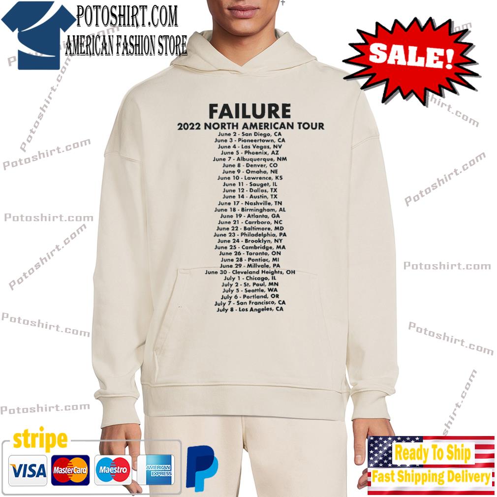 Failure we are hallucinations limited edition failure north American tour 2022 merch s hôdie trang