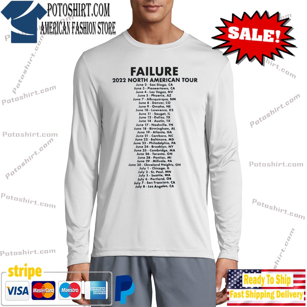 Failure we are hallucinations limited edition failure north American tour 2022 merch s long slevee