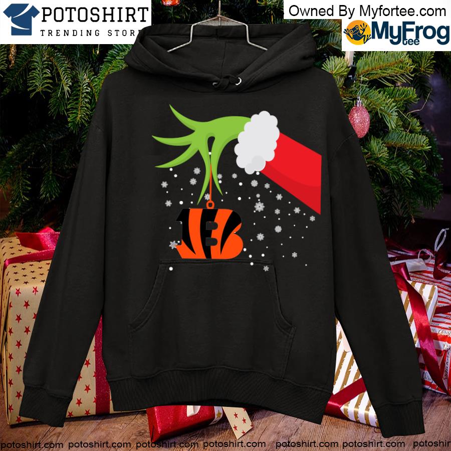 Grinch Hand Cincinnati Bengals Merry Christmas Shirt, hoodie, sweatshirt  and long sleeve