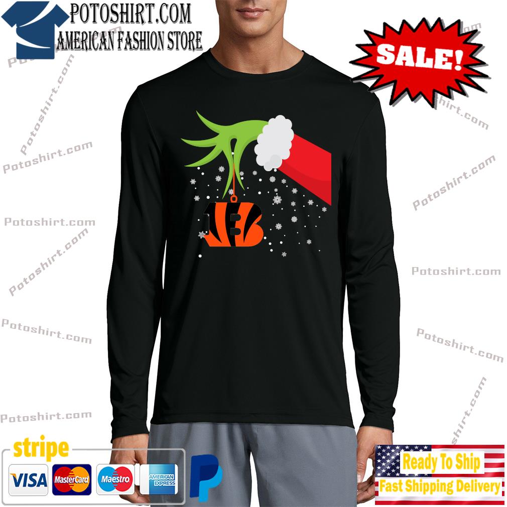 Grinch Hand Cincinnati Bengals Merry Christmas 2022 Shirt, hoodie, sweater,  long sleeve and tank top