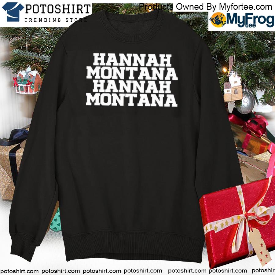 Hannah Montana Shirt swearte