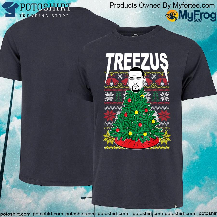 Kanye West Treezus Ugly Christmas Sweater Shirt (1)