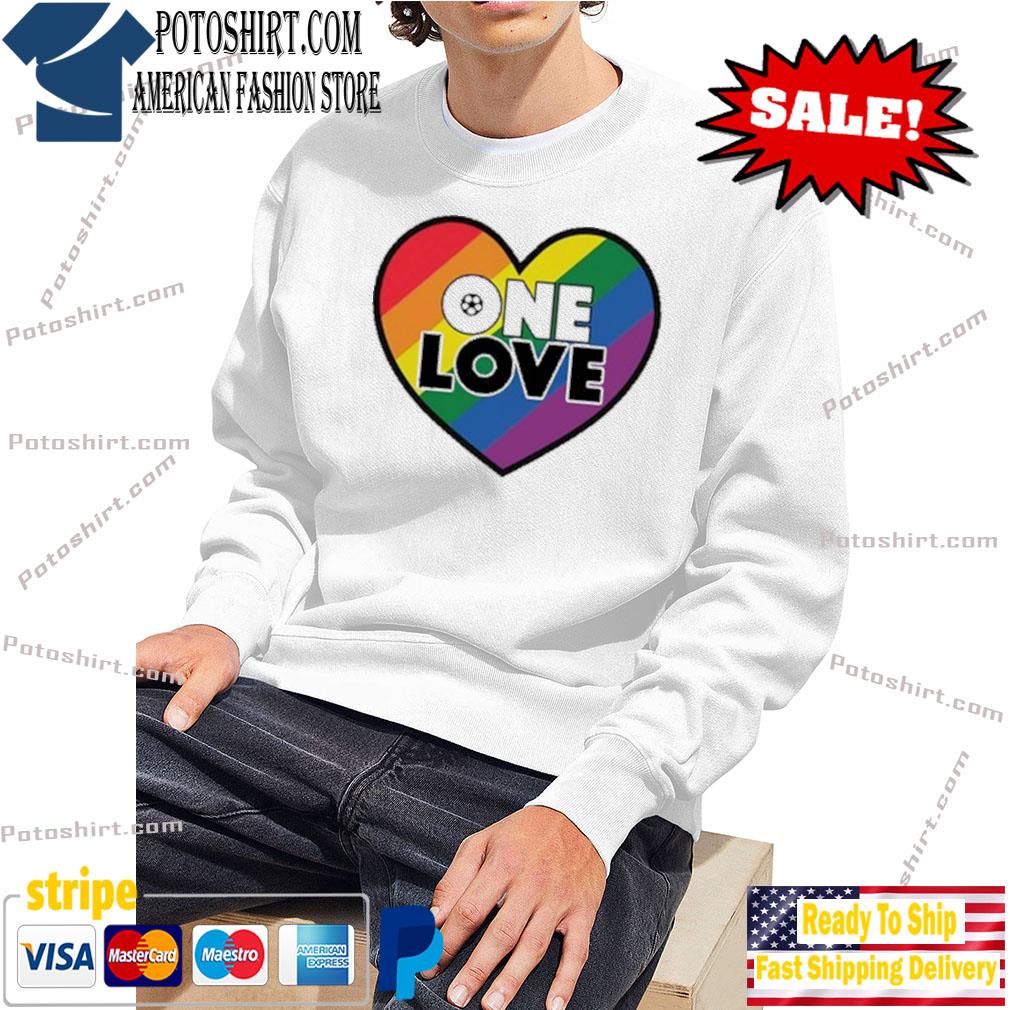 LGBTG One Love-Unisex T-Shirt sweart trang