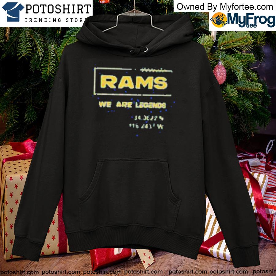 Los angeles rams and legends brand release final s hoodie