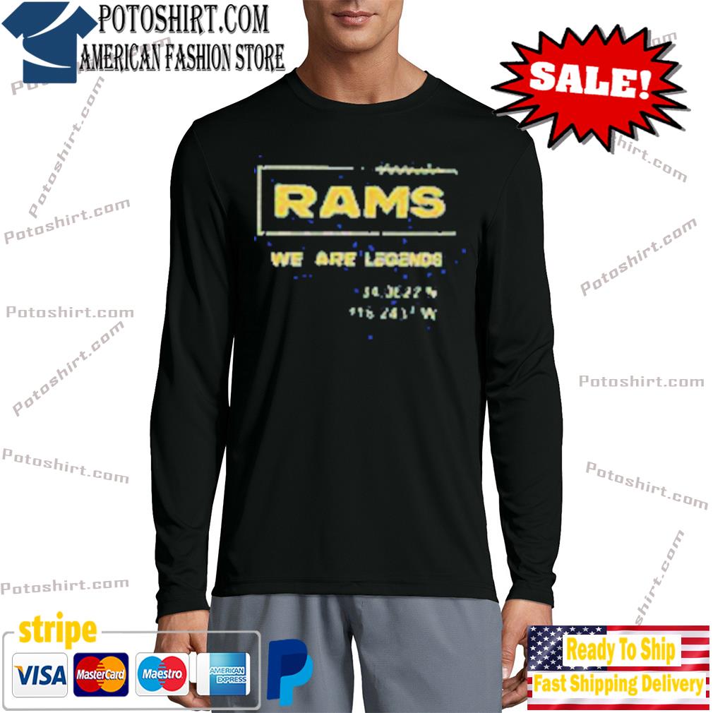 Los angeles rams and legends brand release final s longsleeve