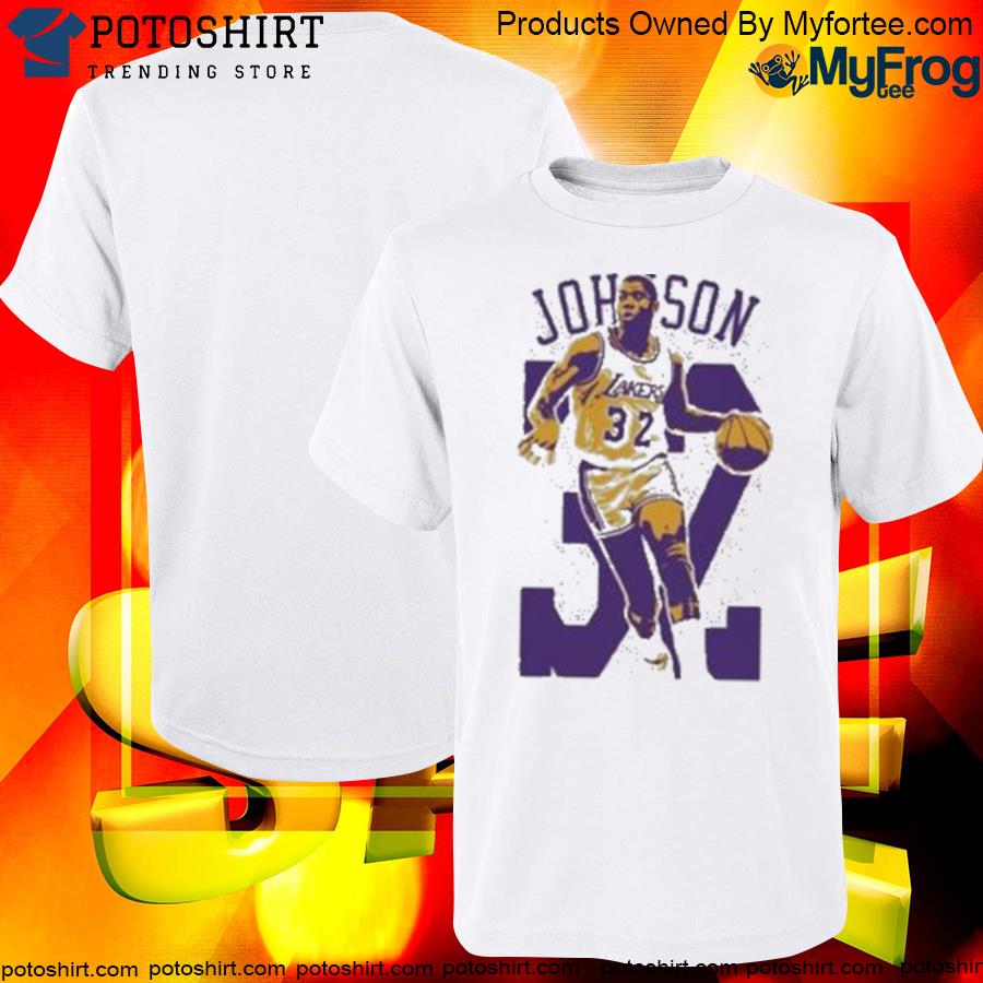 Magic Johnson Los Angeles Lakers Basketball Great Player 32 Shirt