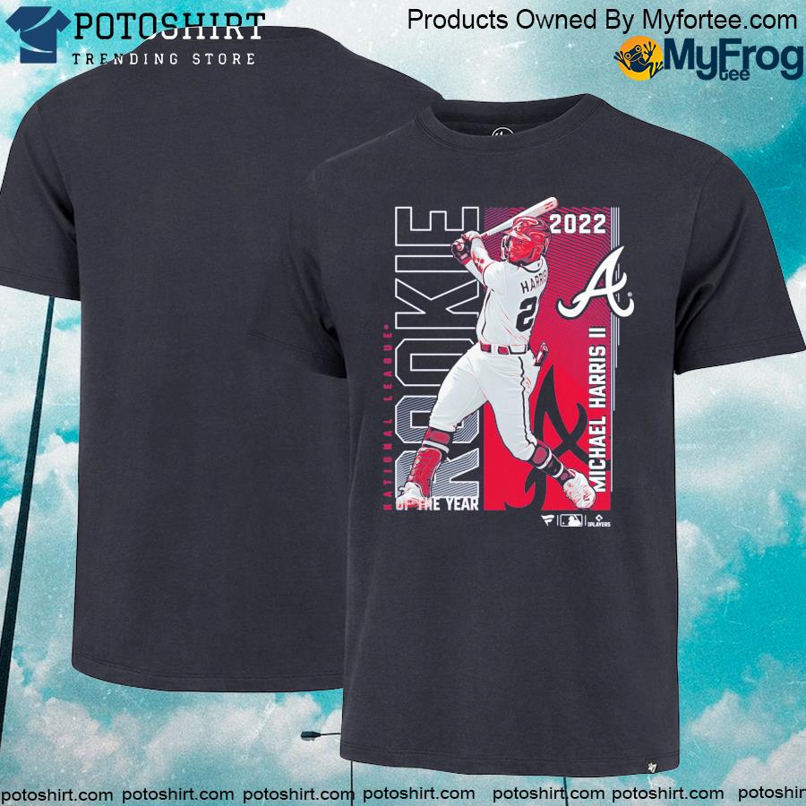 Michael Harris II Atlanta Braves Fanatics Branded 2022 NL Rookie of the Year T-Shirt