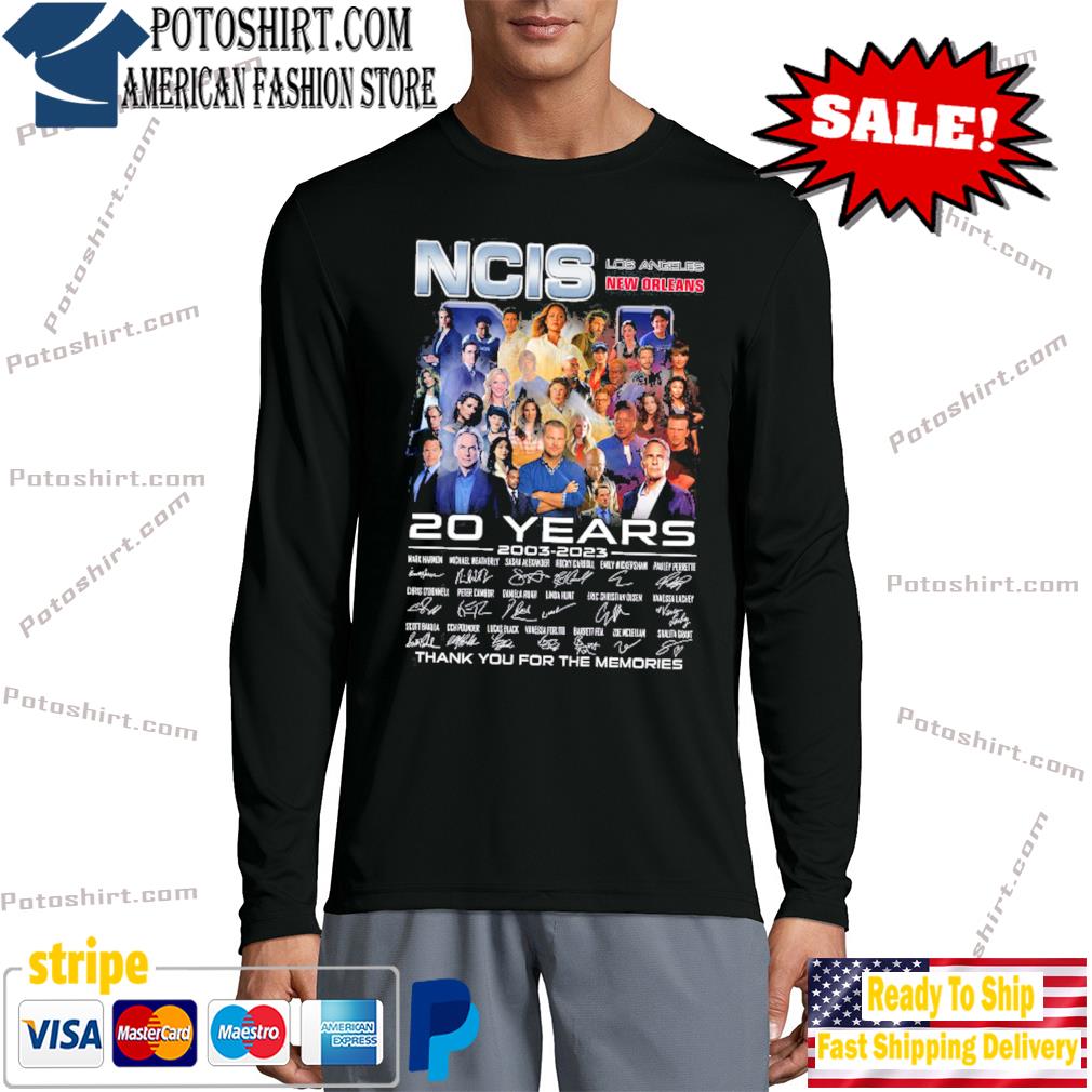 Ncis los angeles new orleans 20 years 2003 2023 thank you for the memories s longsleeve