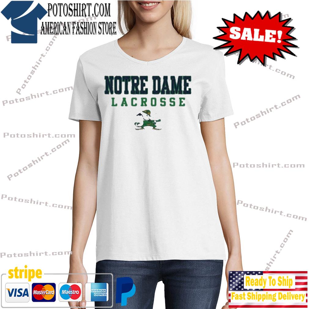 Notre Dame Lacrosse Shirt Tshirt woman