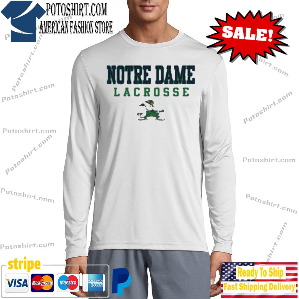 Notre Dame Lacrosse Shirt long slevee