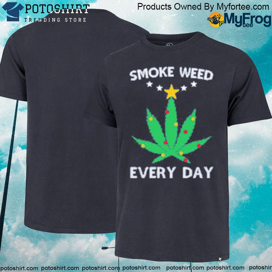 Official 2022 Willie Nelson Christmas smoke weed everyday shirt